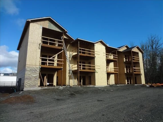 Apartment building under construction