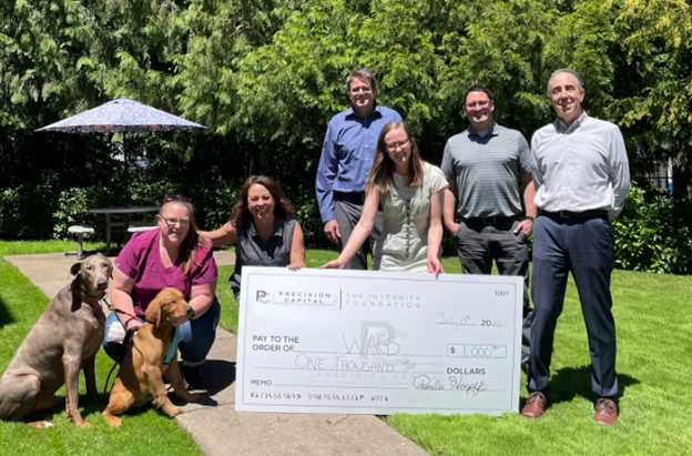 Integrity Foundation donation presentation