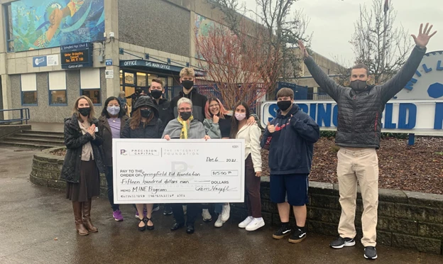 Integrity Foundation donation presentation